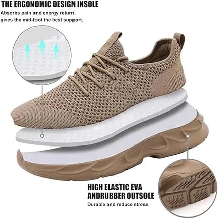 EGMPDA Men's Tennis Shoes Walking Lightweight Breathable Fashion Sneakers Non Slip Workout Gym Shoes for Running