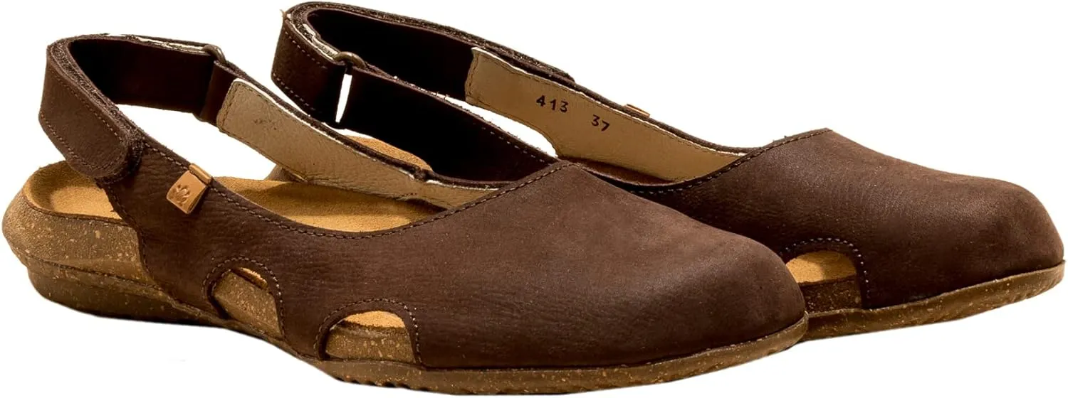 El Naturalista Women's Flat Platform Sandal