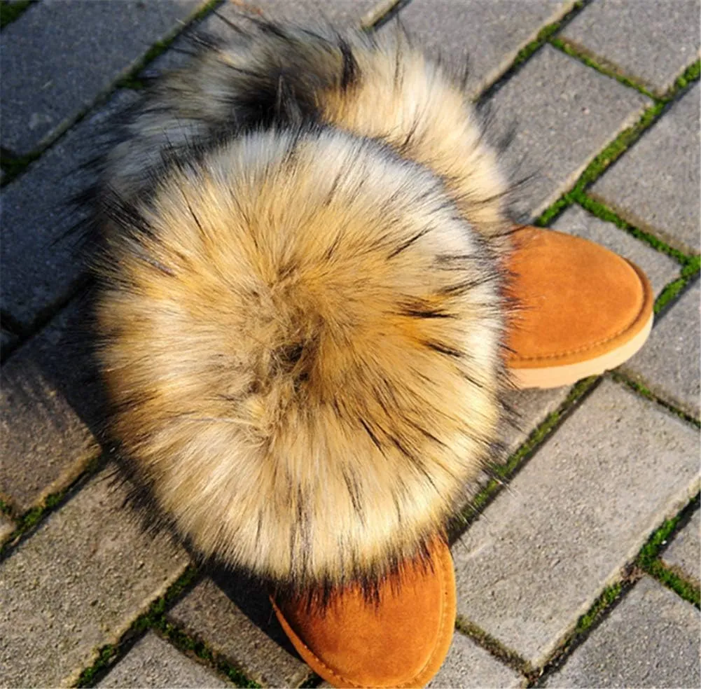 Faux Fur Wrist Cuffs Arm Leg Warmers Winter Boot Cuffs Warm Band Ring For Women