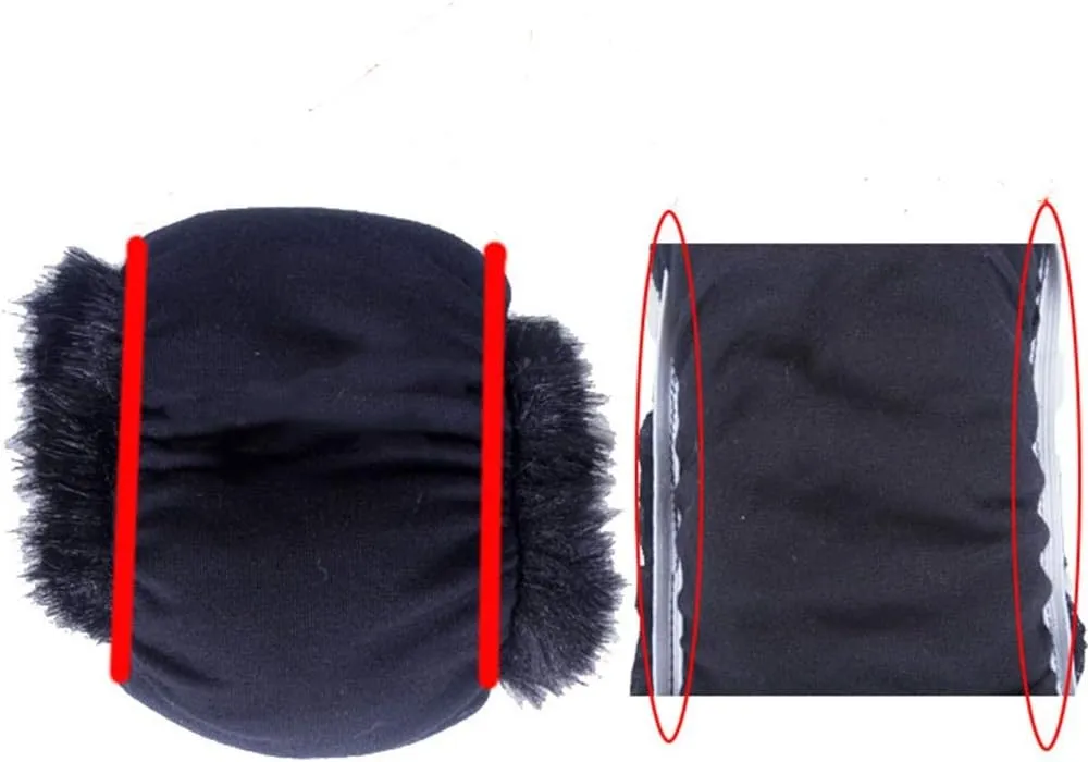 Faux Fur Wrist Cuffs Arm Leg Warmers Winter Boot Cuffs Warm Band Ring For Women