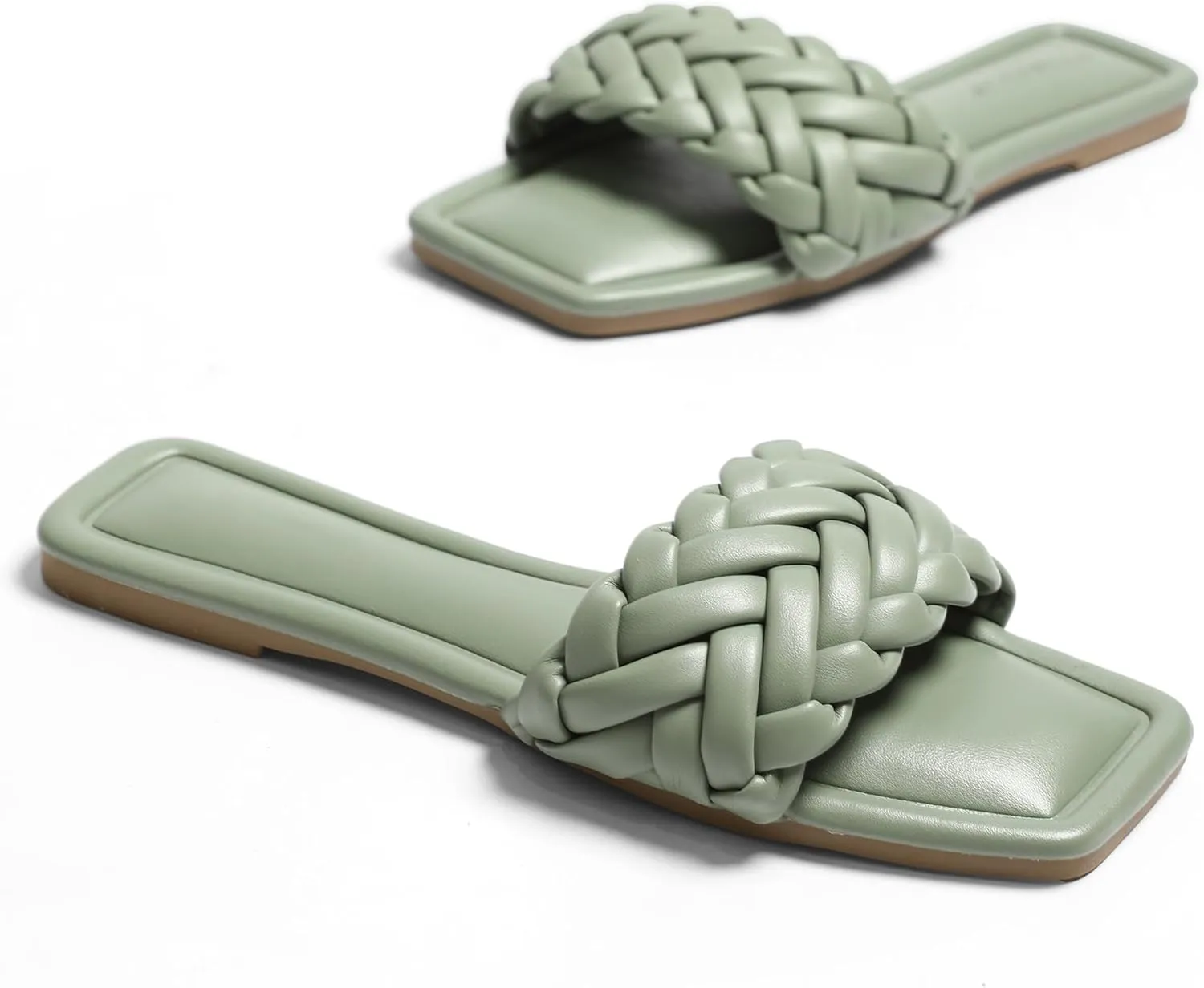 Flat Womens Sandals Flat Slide Sandals Women Black Brown White Sandals Size 6-11