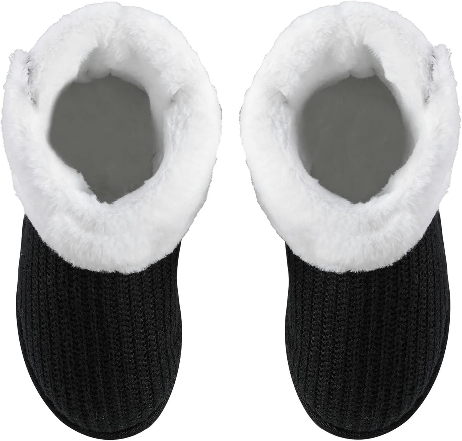 FOCO Womens NFL Team Logo Knit High End Black Button Boots
