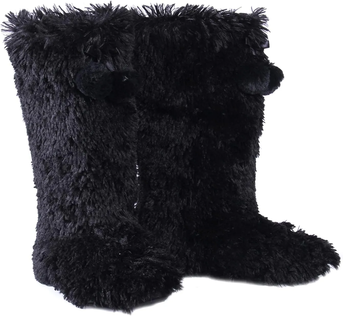 Forfoot Slipper Boots for Women, Cozy Fleece Non Slip Indoor House Shoes
