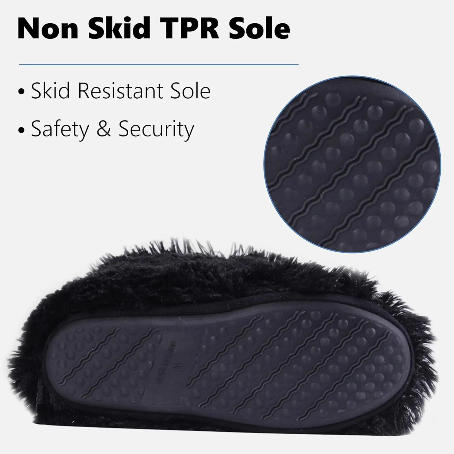 Forfoot Slipper Boots for Women, Cozy Fleece Non Slip Indoor House Shoes