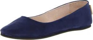 French Sole FS/NY Women's Sloop Flat,Navy Suede,6 M US