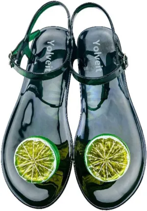 Fruit Flat Sandals Jelly Beach Casual Sandals
