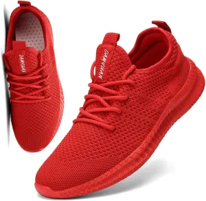 FUJEAK Men Running Shoes Men Casual Breathable Walking Shoes Sport Athletic Sneakers Gym Tennis Slip On Comfortable Lightweight Shoes