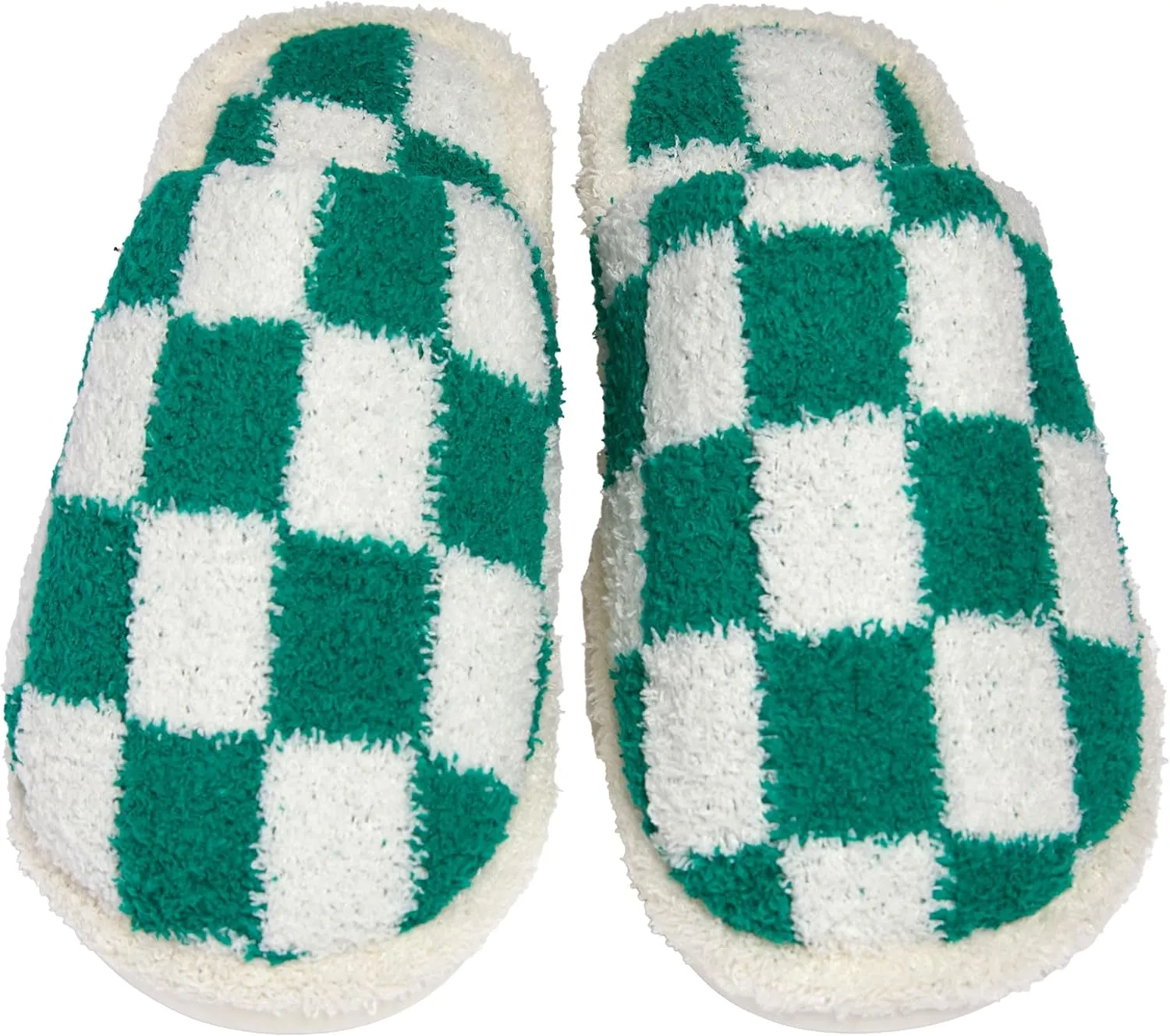 Funky Junque Cozy Microfiber Women's Slippers with Non-Slip Sole - Easter Designs, Spring Patterns