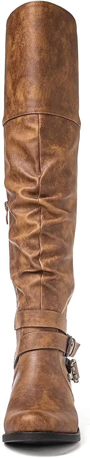 GLOBALWIN Women's Over The Knee Thigh High Boots