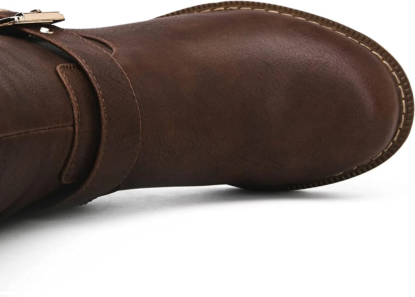 GLOBALWIN Women's Quilted Knee-High Fashion Dressy Riding Boots