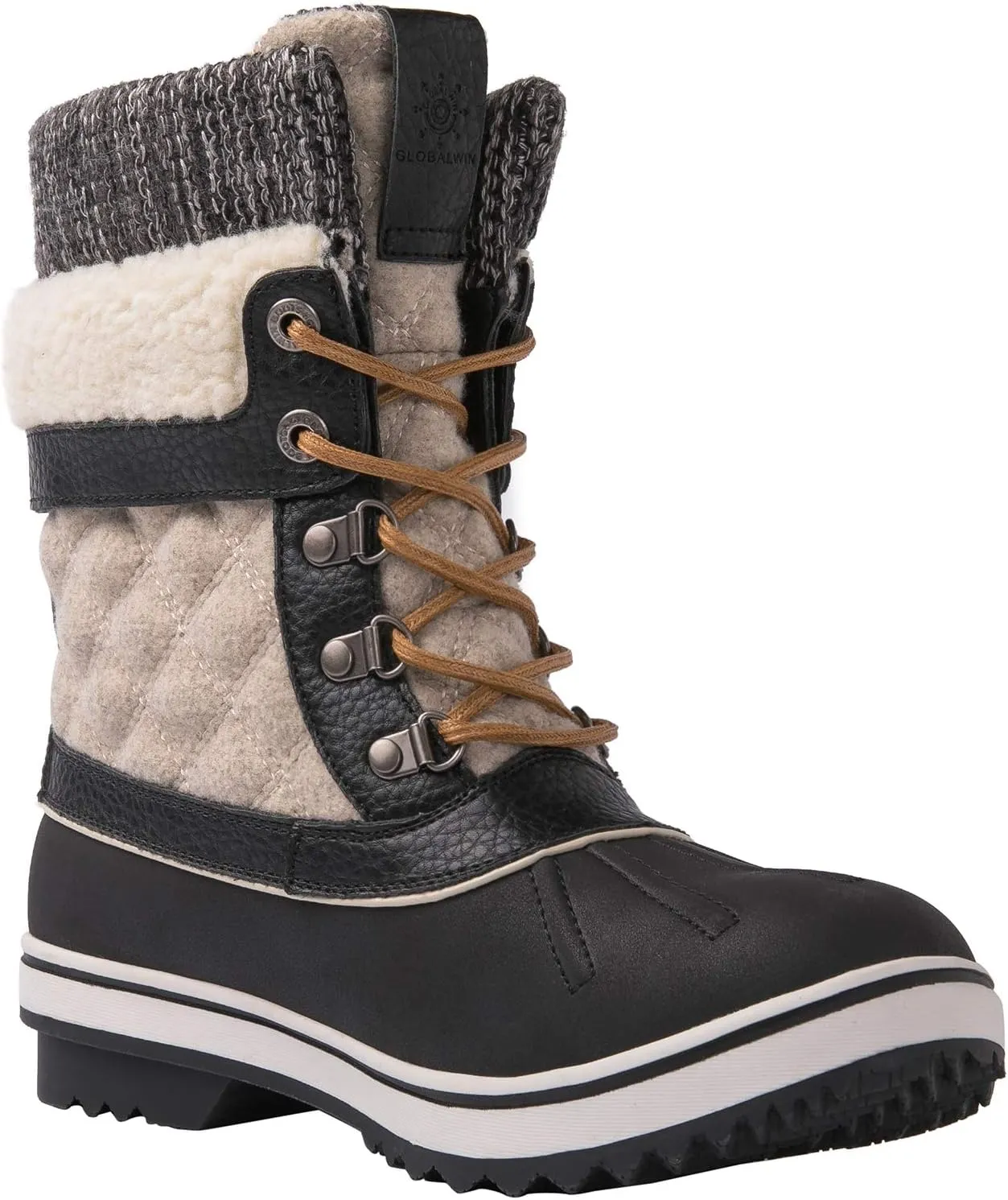 GLOBALWIN Women's Waterproof Winter Boots Snow Boots For Women