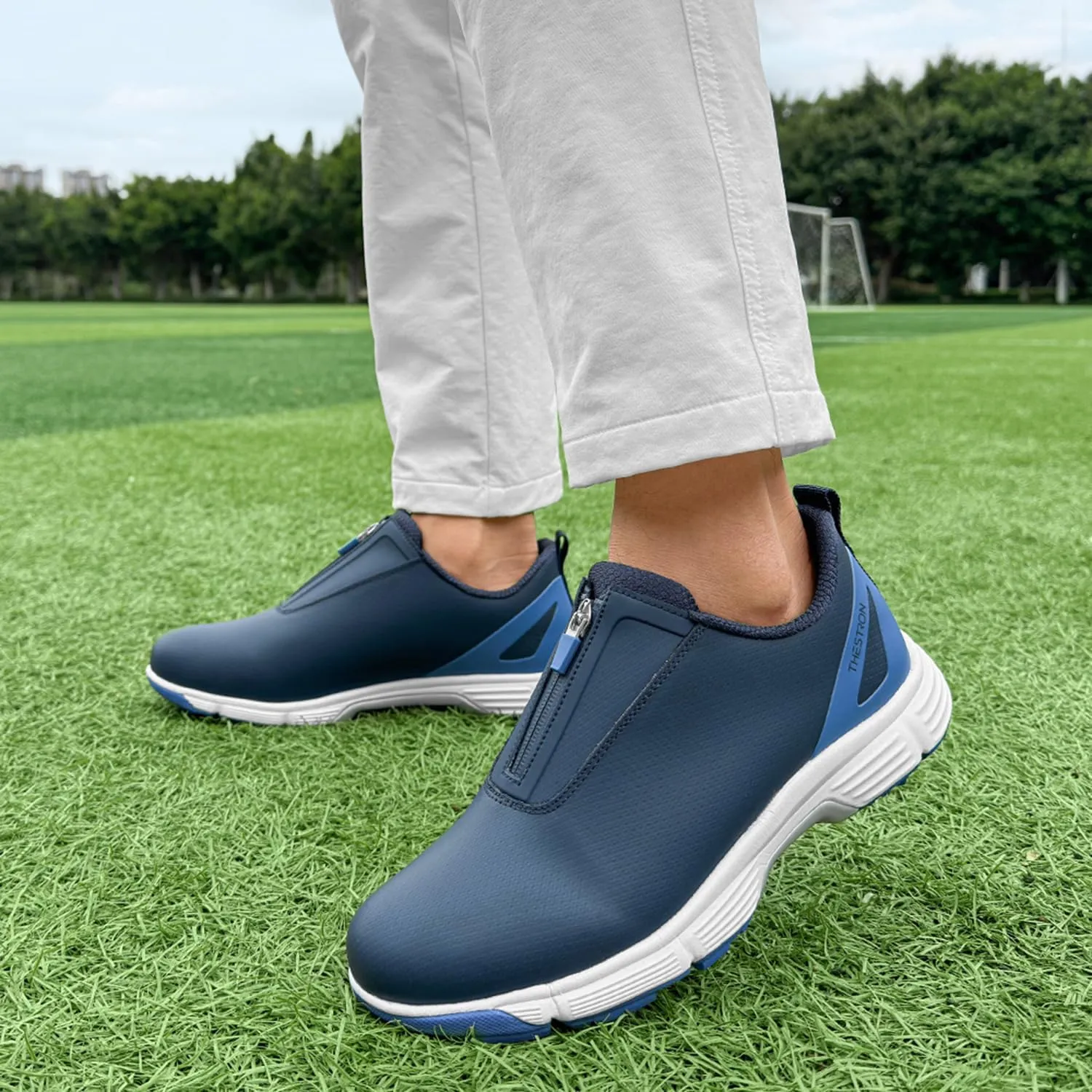 Golf Shoes Men Sipkeless Golf Wears for Men Golfers Sneakers Outdoor Walking Footwears