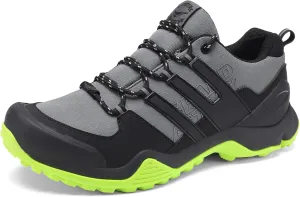 Grand Attack Men's Waterproof Hiking Shoes Trekking Backpacking Non Slip Work Shoes Low-Cut Comfortable Trail-Running Travel Sneakers