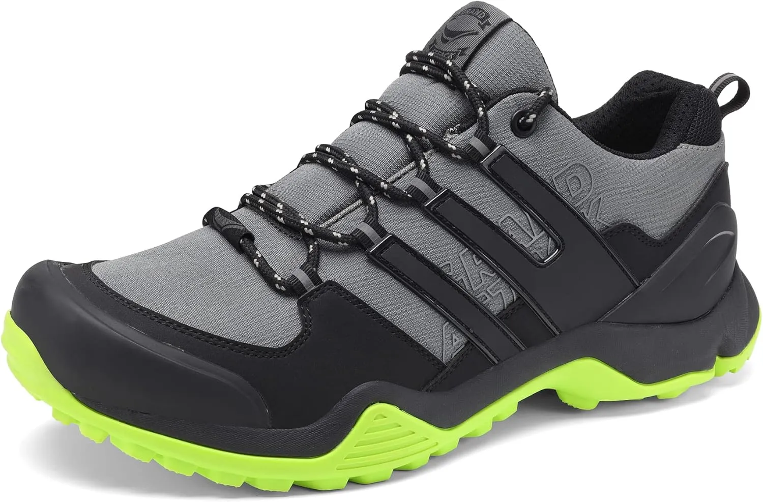 Grand Attack Men's Waterproof Hiking Shoes Trekking Backpacking Non Slip Work Shoes Low-Cut Comfortable Trail-Running Travel Sneakers