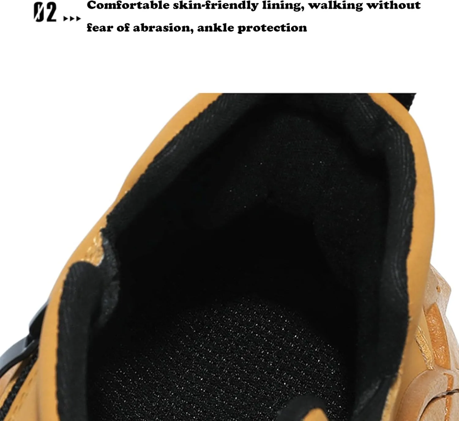 High Top Mens Hiking Shoes Casual Shoes Sneakers Sneakers Non-Slip Outdoor Soles Hiking Shoes Snow Boots