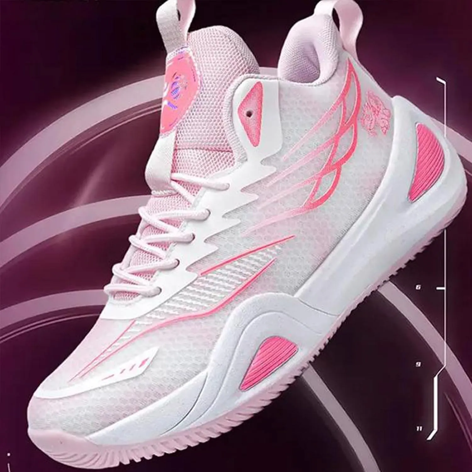 High Top Womens Mens Basketball Shoes Breathable Non Slip Outdoor Sneakers Outdoor Sports Shoes for Men and Women