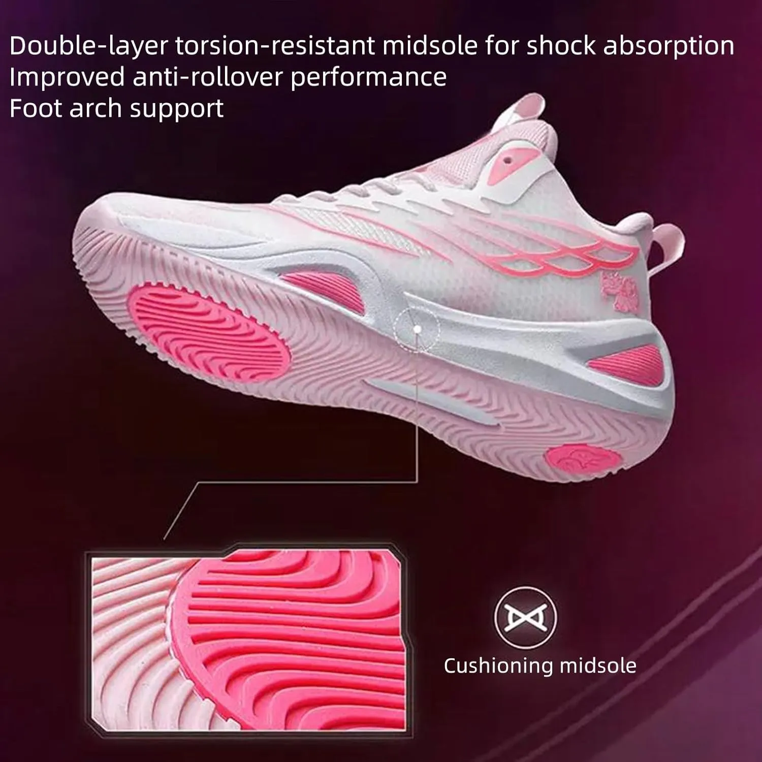 High Top Womens Mens Basketball Shoes Breathable Non Slip Outdoor Sneakers Outdoor Sports Shoes for Men and Women
