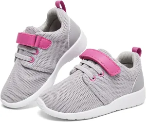 HIITAVE Toddler Tennis Shoes Girls Sneakers Walking Running Athletic Summer Shoes
