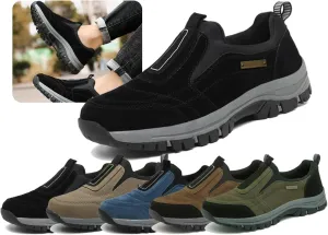 Hiking Shoes for Men Comfortable Waterproof Breathable Orthopedic Walking Hiking Shoes Walking Orthopedic Shoes,Breathable Slip-On Sneakers with Arch Perfect for Outdoor Activities All Year Round