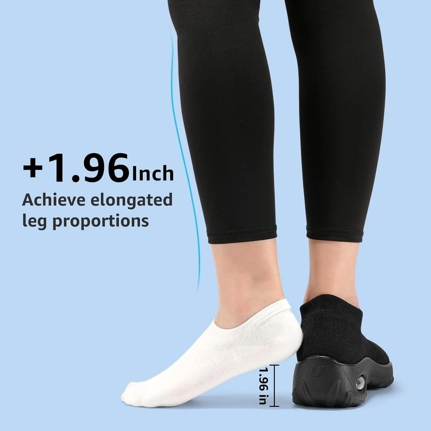 HKR Women’s Walking Shoes with Arch Support Lightweight Slip On Sneakers for Plantar Fasciitis