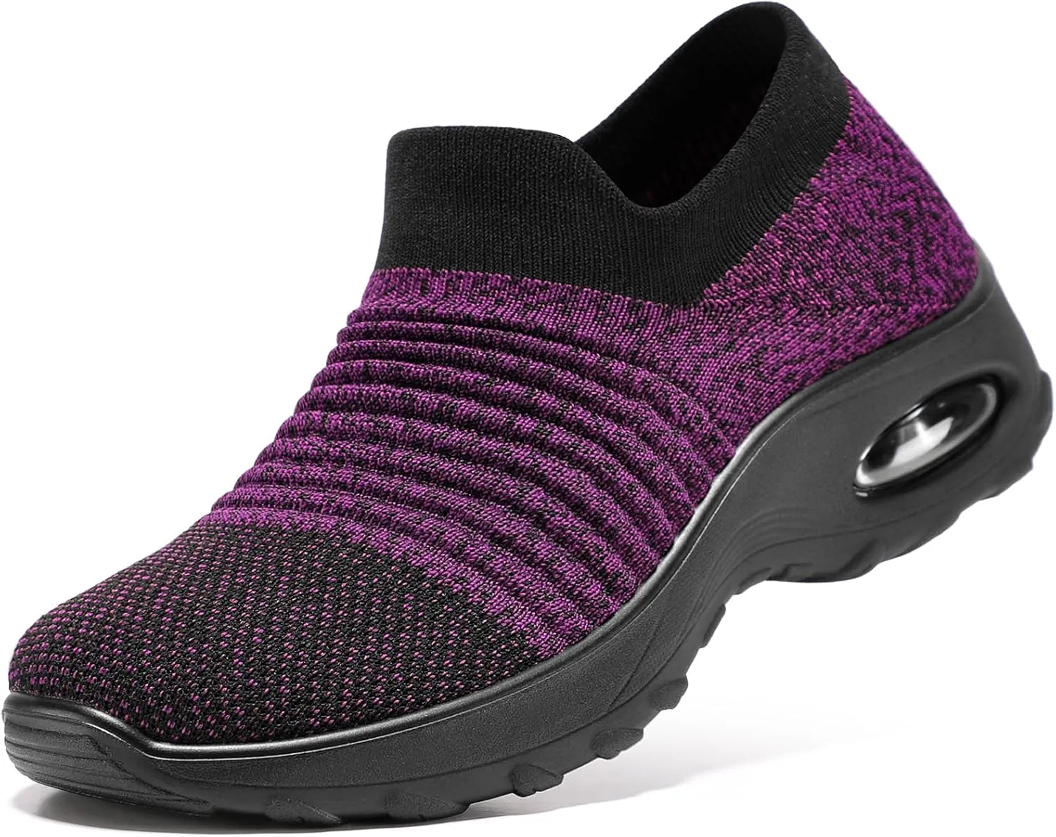 HKR Women’s Walking Shoes with Arch Support Lightweight Slip On Sneakers for Plantar Fasciitis