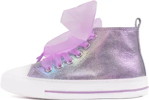 HugRain Toddler Girls Kids Sparkle Fashion Outdoor Walking Sneakers