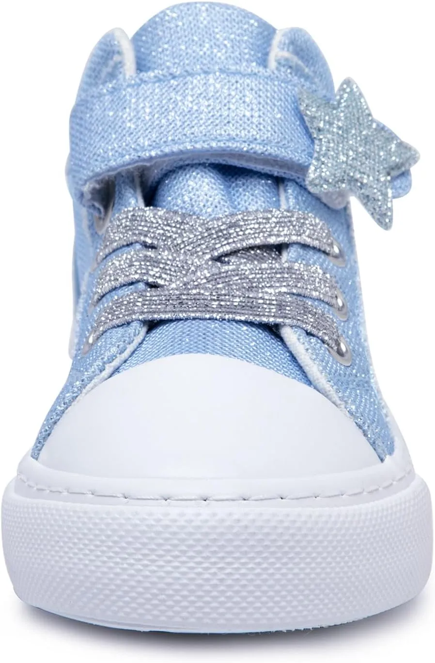 HugRain Toddler Girls Kids Sparkle Fashion Outdoor Walking Sneakers