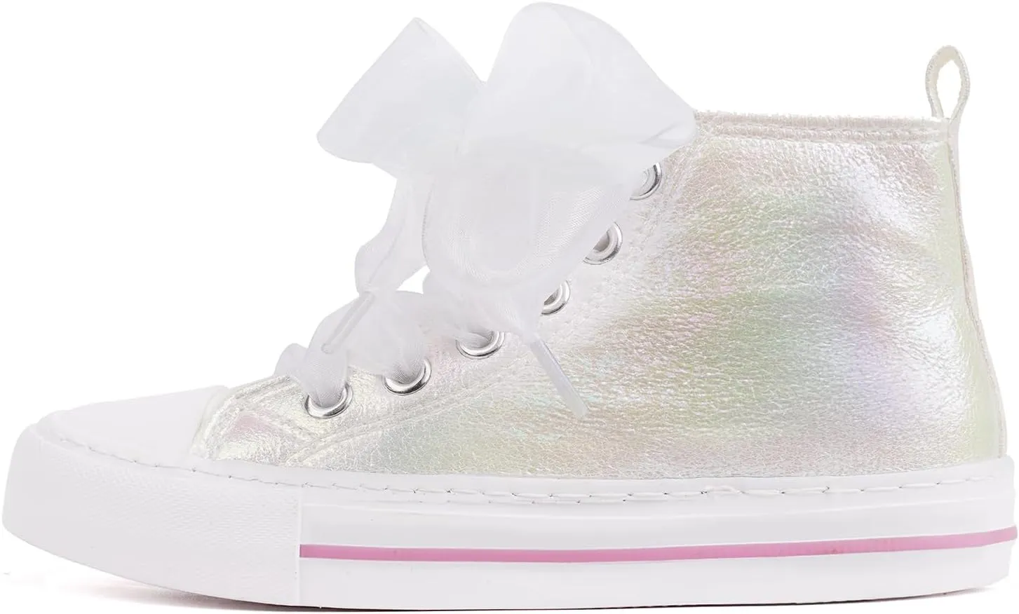 HugRain Toddler Girls Kids Sparkle Fashion Outdoor Walking Sneakers