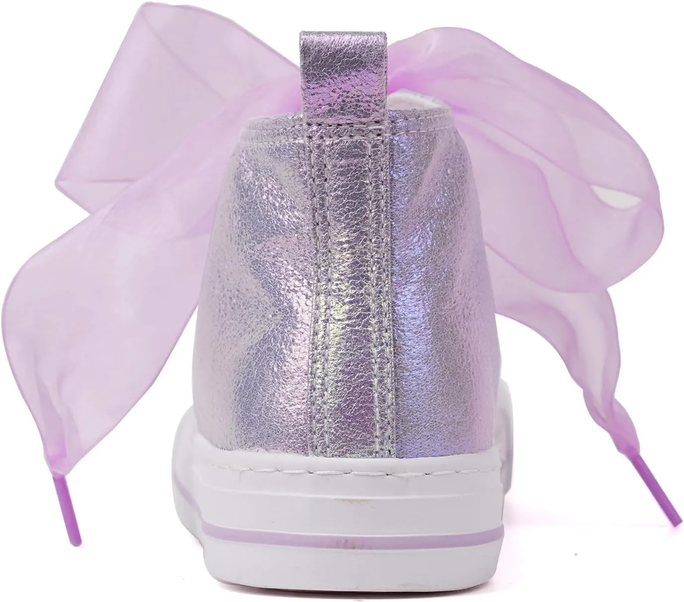 HugRain Toddler Girls Kids Sparkle Fashion Outdoor Walking Sneakers