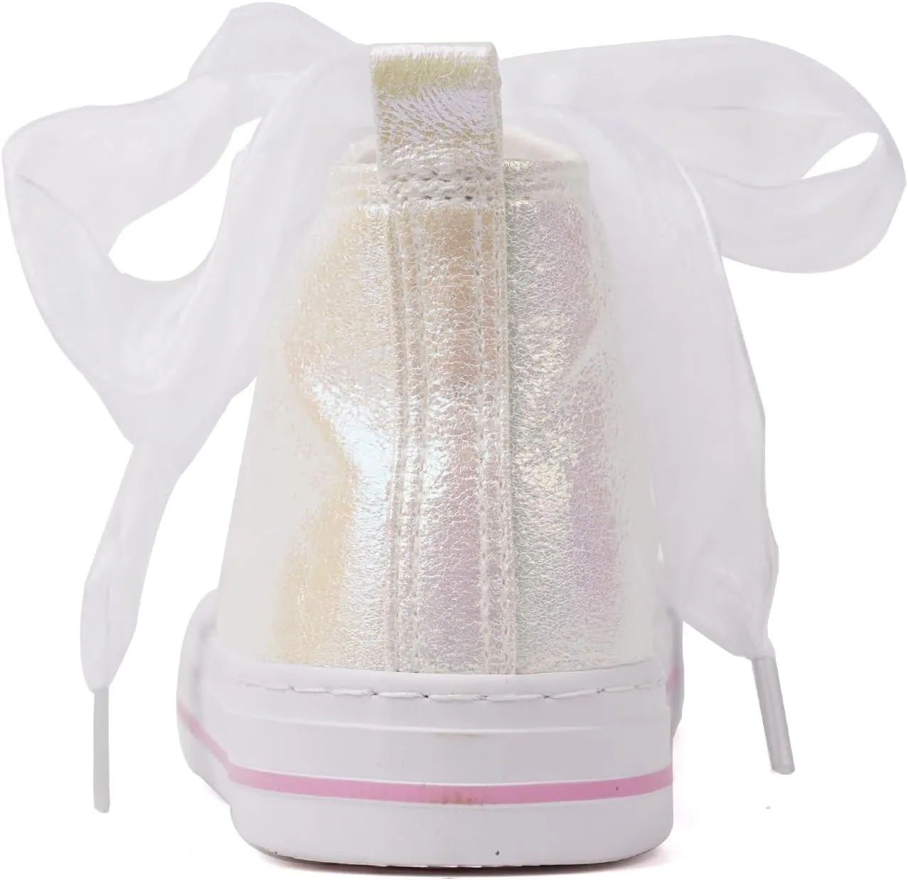HugRain Toddler Girls Kids Sparkle Fashion Outdoor Walking Sneakers