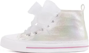 HugRain Toddler Girls Kids Sparkle Fashion Outdoor Walking Sneakers
