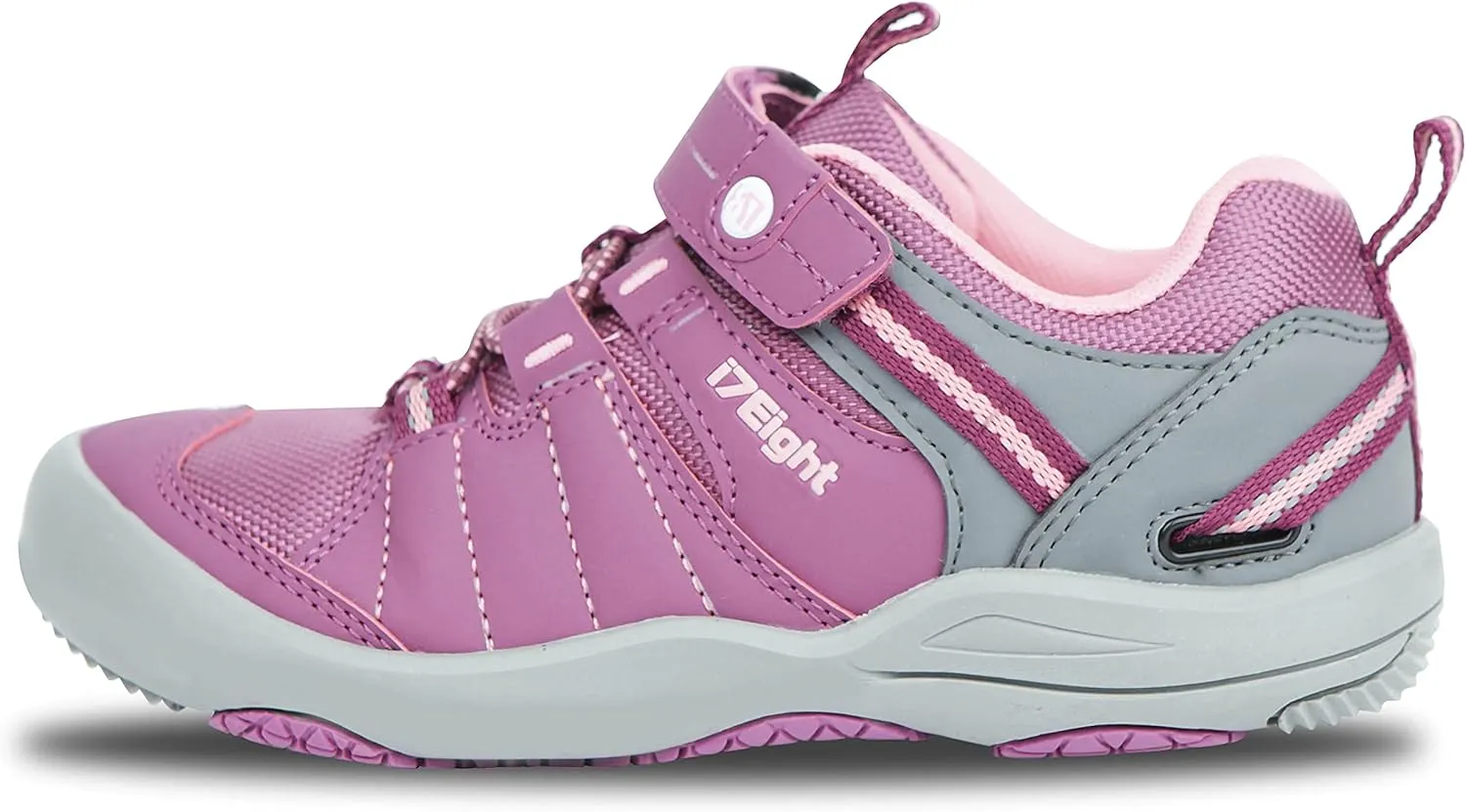 i78 Low Top Kids Boys Sports Hiking Shoes Breathable Synthetic Leather Sneakers Non-Slip Lightweight for Outdoor Running Trekking Trail Walking