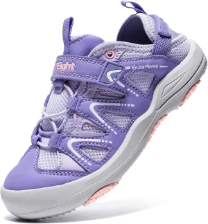 i78 Low Top Kids Boys Sports Hiking Shoes Breathable Synthetic Leather Sneakers Non-Slip Lightweight for Outdoor Running Trekking Trail Walking
