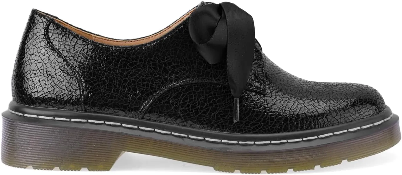 IMPREMEY Mary Janes Oxford Bow Flats Loafers Shoes for Women Round Toe Platform Non-Slip Comfortable Casual Cute Shoes