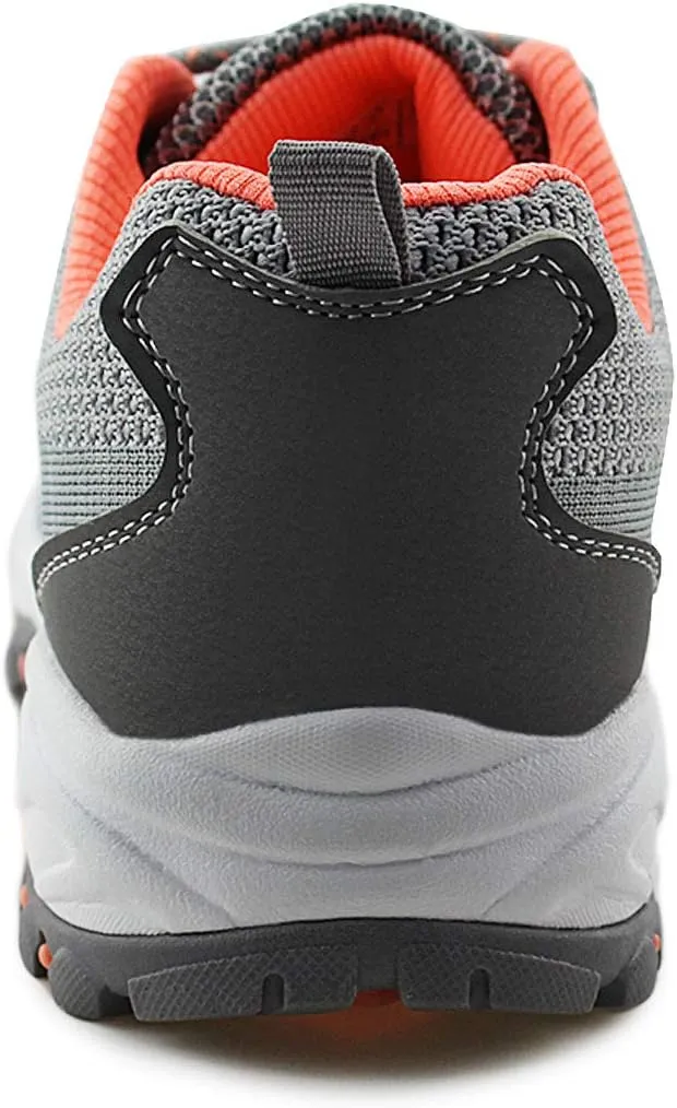 JABASIC Women Hiking Shoes Breathable Mesh Athletic Outdoor Sneakers