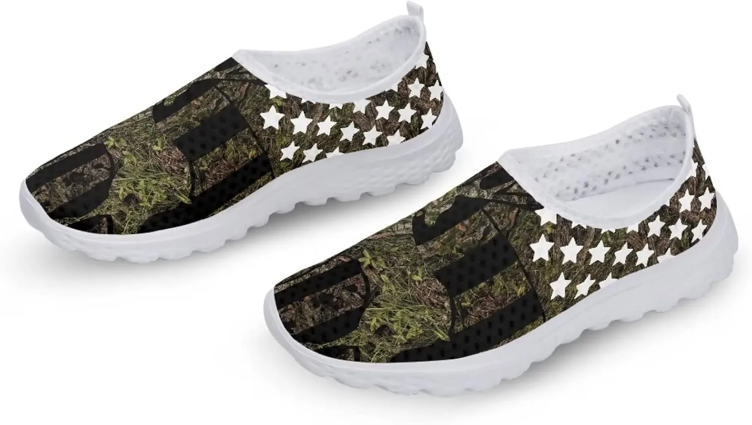Jeiento Christmas Athletic Running Shoes for Women - Fashion Tennis Walking Sneakers