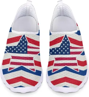 Jeiento Christmas Shoes for Womens Girls Walking Shoes Tennis Shoes Breathable Comfortable Athletic Running Shoe US 5.5-11.5