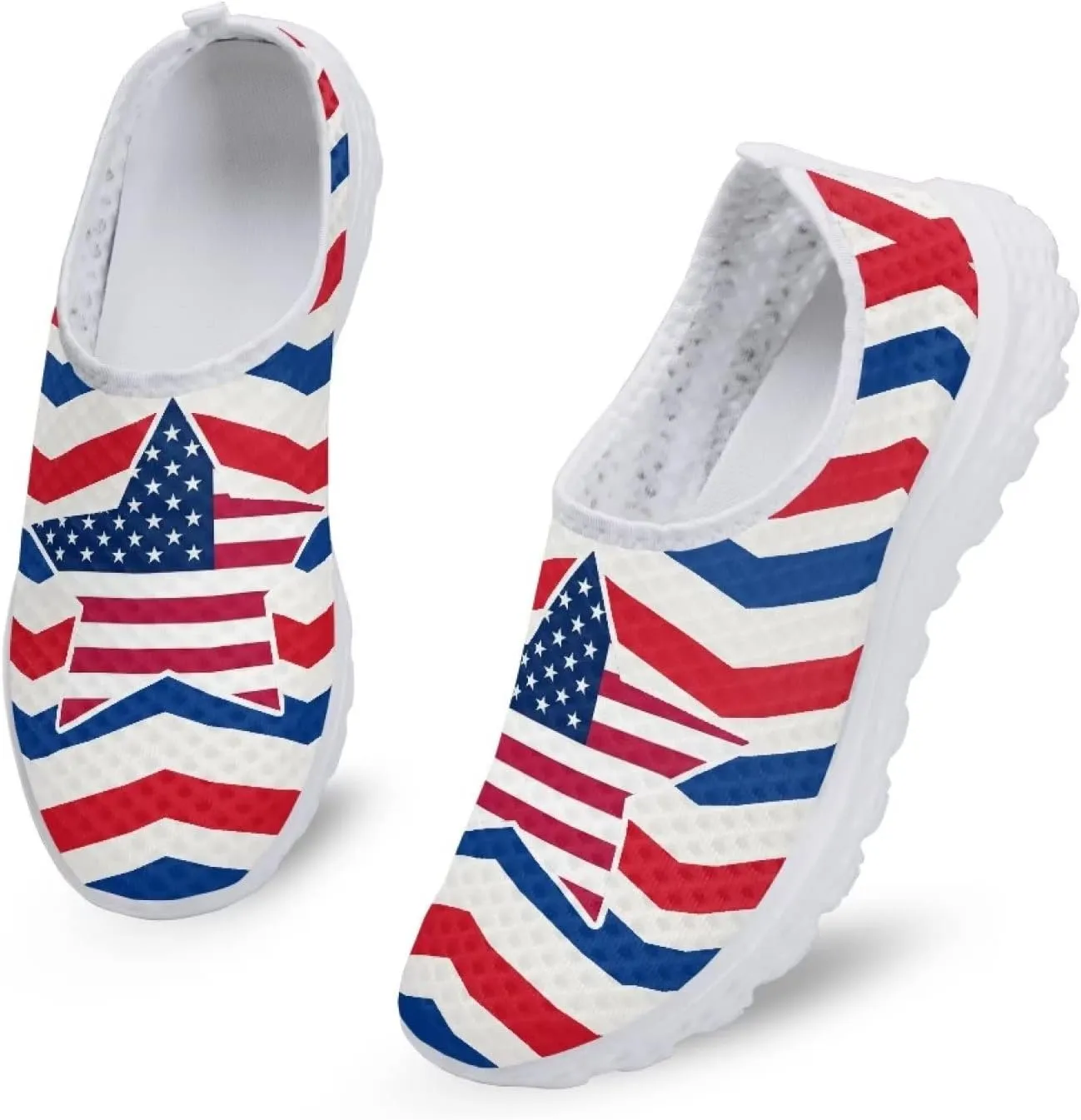 Jeiento Christmas Shoes for Womens Girls Walking Shoes Tennis Shoes Breathable Comfortable Athletic Running Shoe US 5.5-11.5