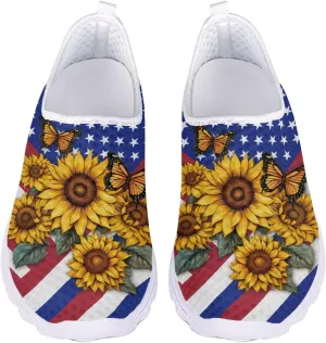 Jeiento Halloween Shoes for Women Men Halloween Party Walking Running Sneaker Shoes Slip-On Breathable Mesh Workout Fashion Shoes