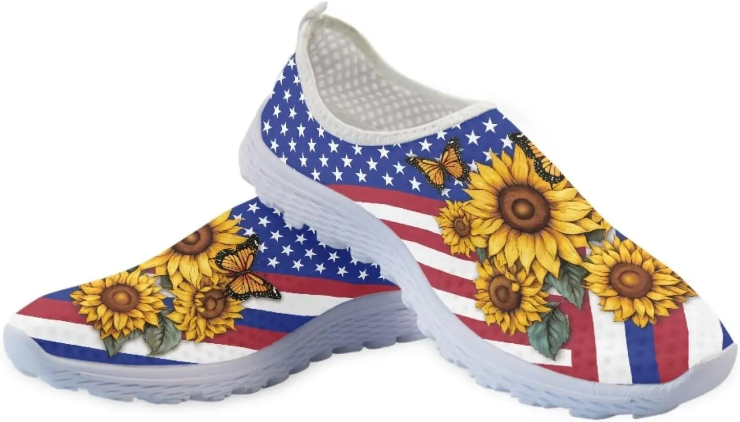 Jeiento Halloween Shoes for Women Men Halloween Party Walking Running Sneaker Shoes Slip-On Breathable Mesh Workout Fashion Shoes