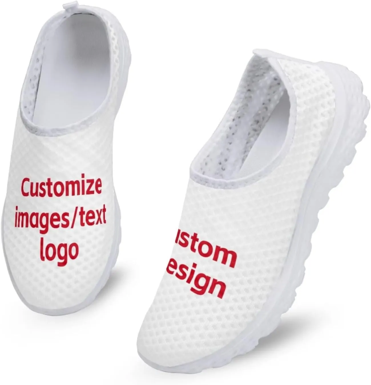 Jeiento Halloween Shoes for Women Men Halloween Party Walking Running Sneaker Shoes Slip-On Breathable Mesh Workout Fashion Shoes