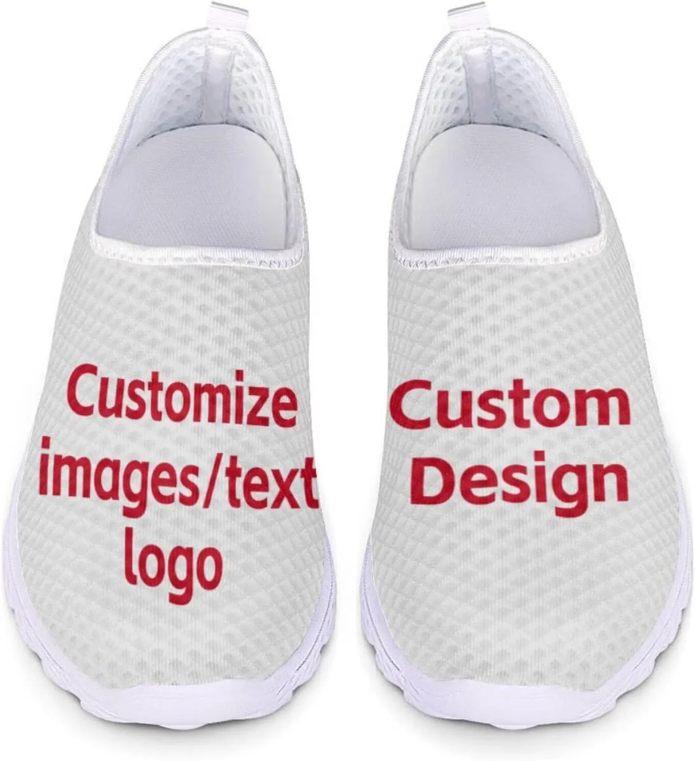 Jeiento Halloween Shoes for Women Men Halloween Party Walking Running Sneaker Shoes Slip-On Breathable Mesh Workout Fashion Shoes