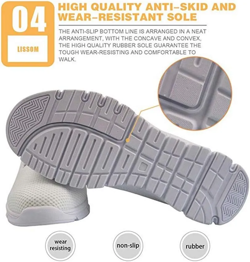 Jeiento Running Shoes for Women Outdoor Casual Walking Sports Sneakers Multi Fitness Jogging Trainers