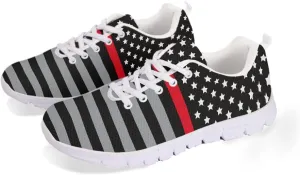 Jeiento Womens Walking Sneakers Tennis Shoes - Flag Shoes Breathable Comfortable Non Slip Athletic Running Jogging Gym Workout Casual Sport Shoe