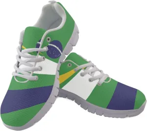 Jeiento Womens Walking Sneakers Tennis Shoes - Flag Shoes Breathable Comfortable Non Slip Athletic Running Jogging Gym Workout Casual Sport Shoe