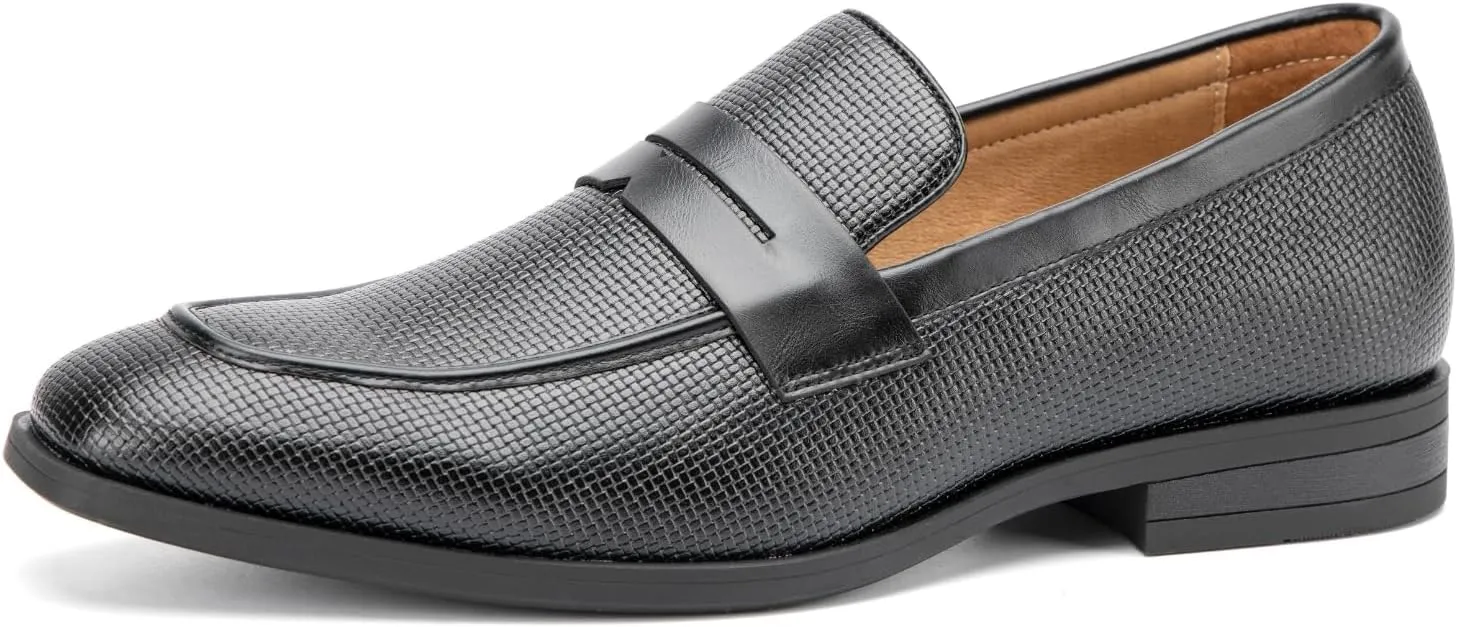 JITAI Mens Velvet Loafers Dress Shoes Loafers for Men Tuxedo Suit Shoes