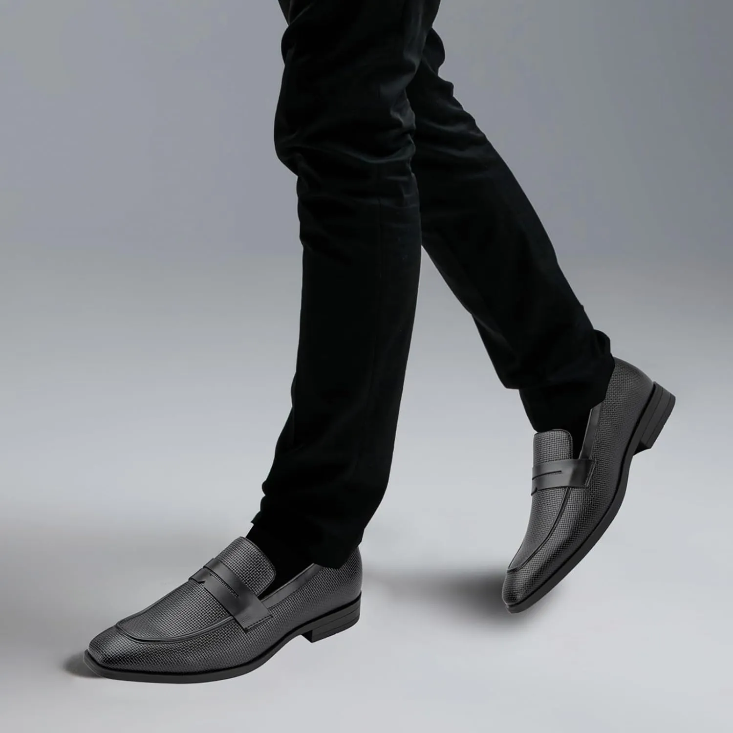 JITAI Mens Velvet Loafers Dress Shoes Loafers for Men Tuxedo Suit Shoes