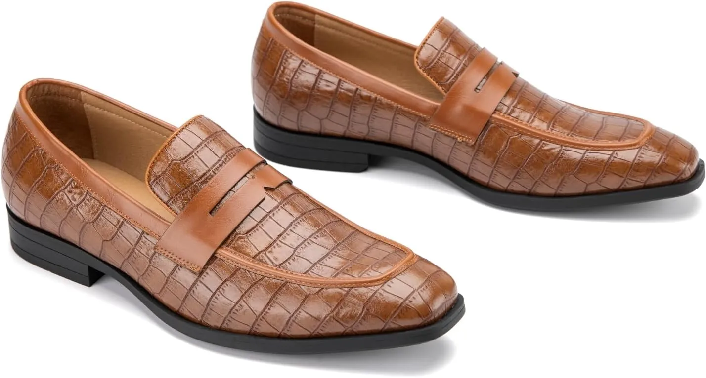 JITAI Mens Velvet Loafers Dress Shoes Loafers for Men Tuxedo Suit Shoes