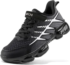JMFCHI Boys Girls Kids' Sneakers Knitted Mesh Sports Shoes Breathable Lightweight Running Shoes for Kids Fashion Athletic Casual Shoes