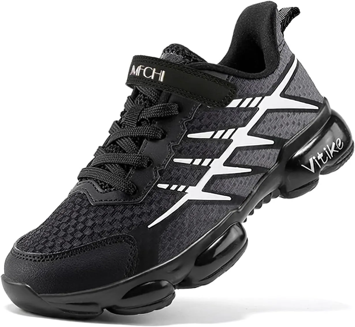 JMFCHI Boys Girls Kids' Sneakers Knitted Mesh Sports Shoes Breathable Lightweight Running Shoes for Kids Fashion Athletic Casual Shoes